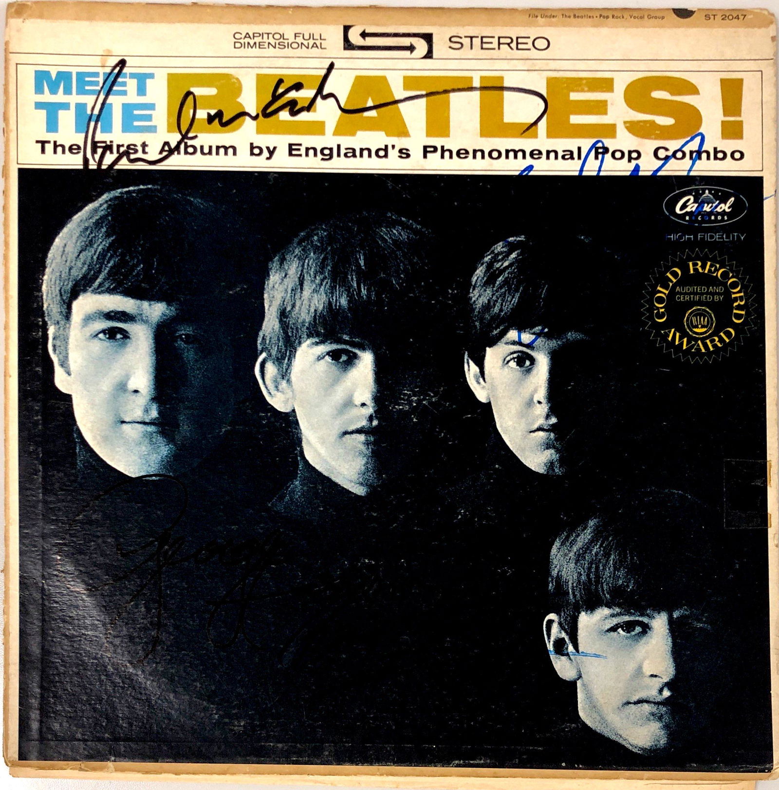 RARE John Lennon Autographed Signed Meet the Beatles: Category: Autograph CollectiblesSize: Width 12 inches x Height 12 inchesAutograph Includes: John Lennon, George Harrison, Paul McCartney, Ringo StarIf image of documentation is attached in the listing