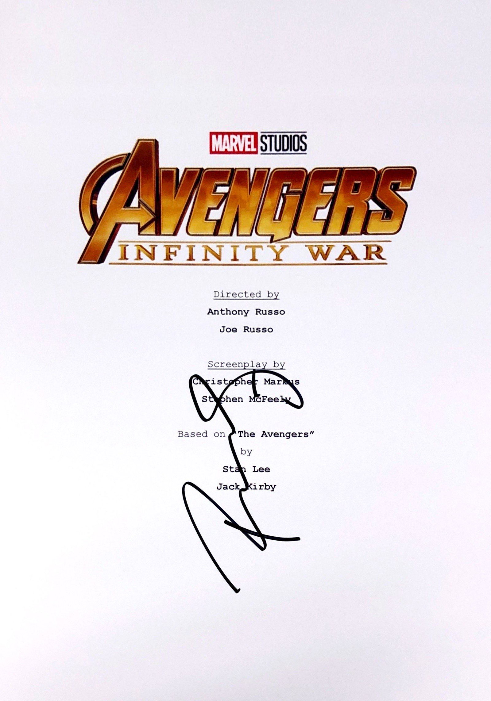 Robert Downey Jr Autograph Signed Avengers Infinity War: Category: Autograph CollectiblesSize: Width 8 inches x Height 10 inchesAutograph Includes: Robert Downey JrItem is in great condition with no damage, unframedIf image of documentation is attached in t