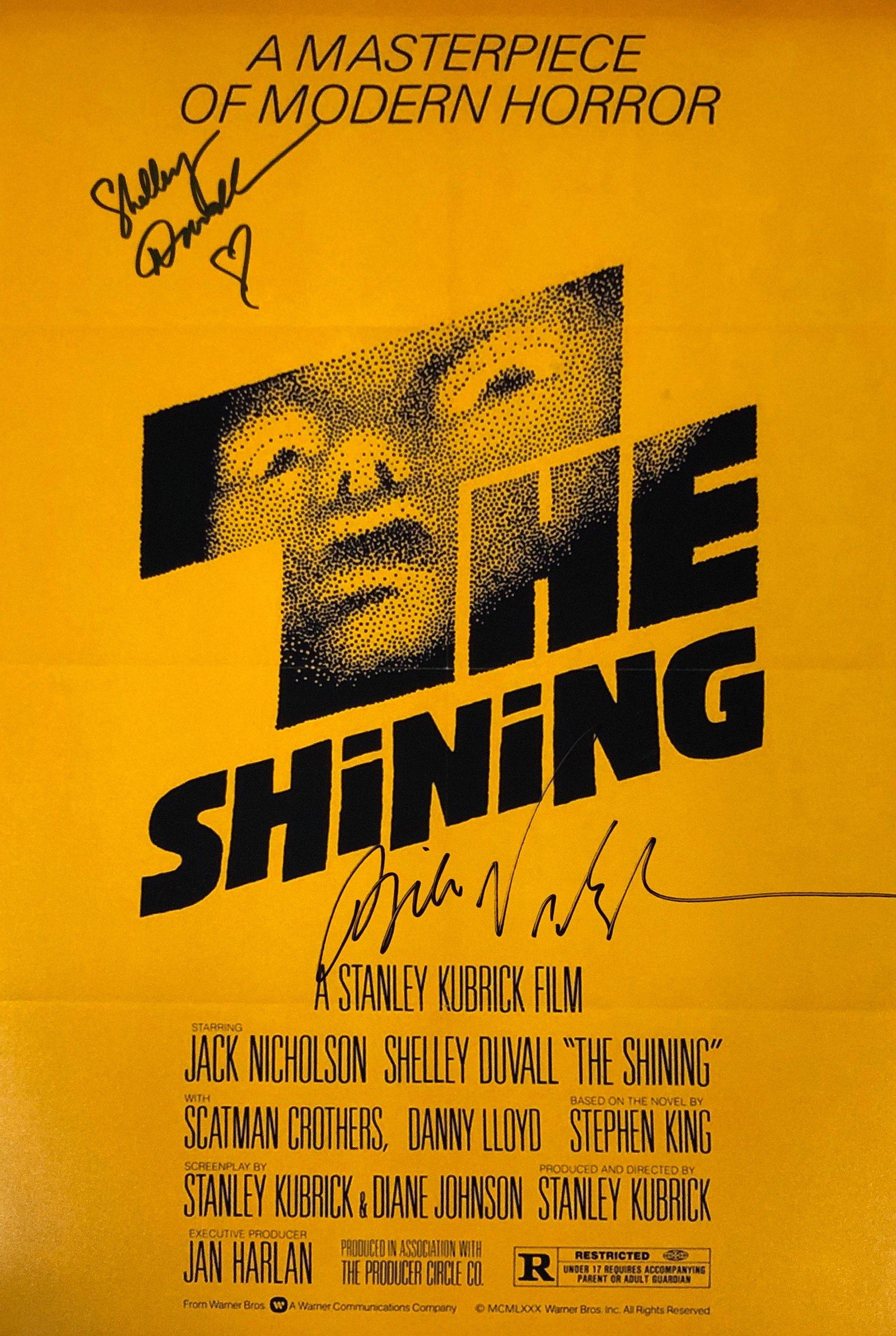 Jack Nicholson Shelly Duvall Autograph Signed Shining: Category: Autograph CollectiblesSize: Width 16 inches x Height 11 inchesAutograph Includes: Jack Nicholson, Shelly DuvallItem is in great condition with no damage, unframedIf image of documentation is