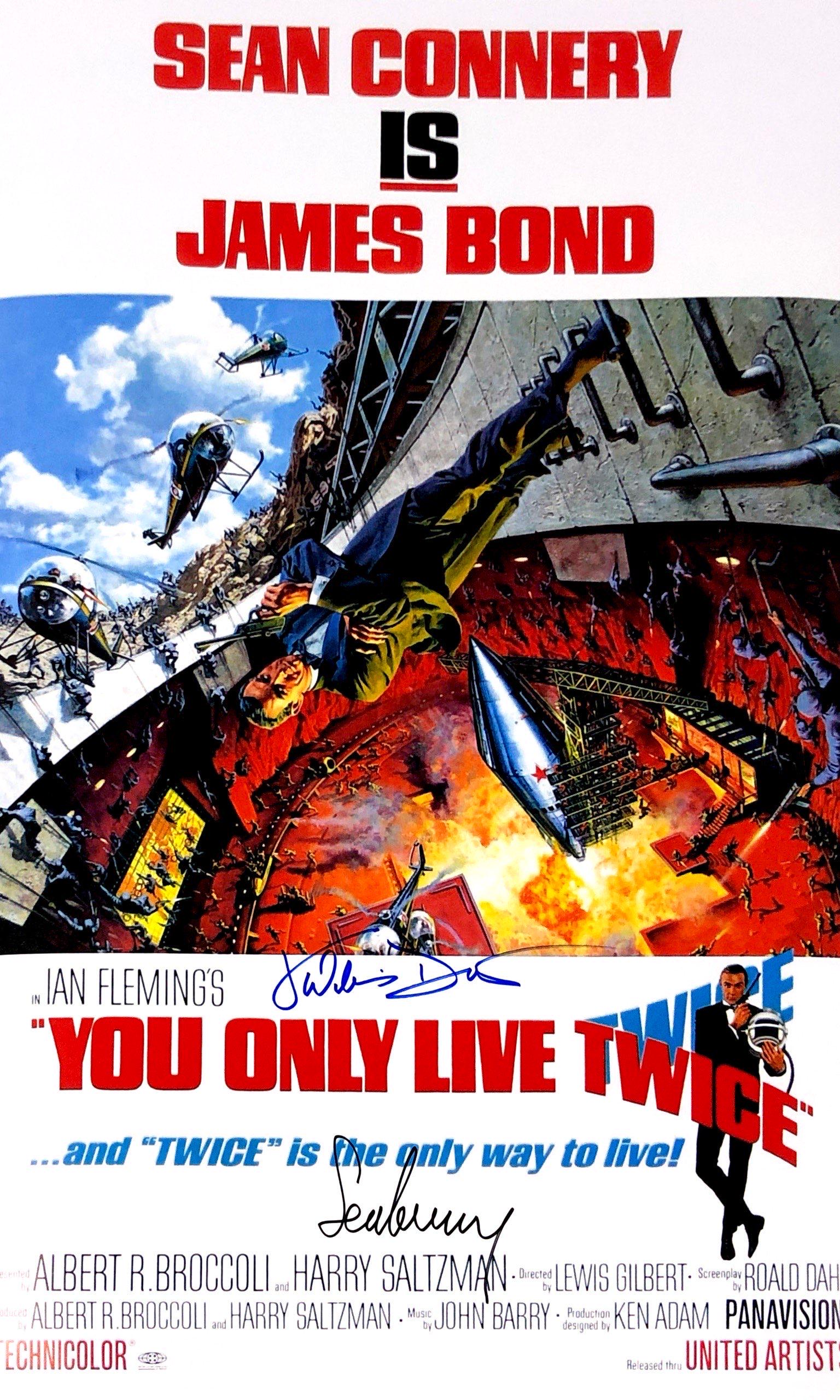 Sean Connery Karin Dor Autograph Signed James Bond 007: Category: Autograph CollectiblesSize: Width 16 inches x Height 23 inchesAutograph Includes: Sean Connery, Karin DorItem is in great condition with no damage, unframedIf image of documentation is attac