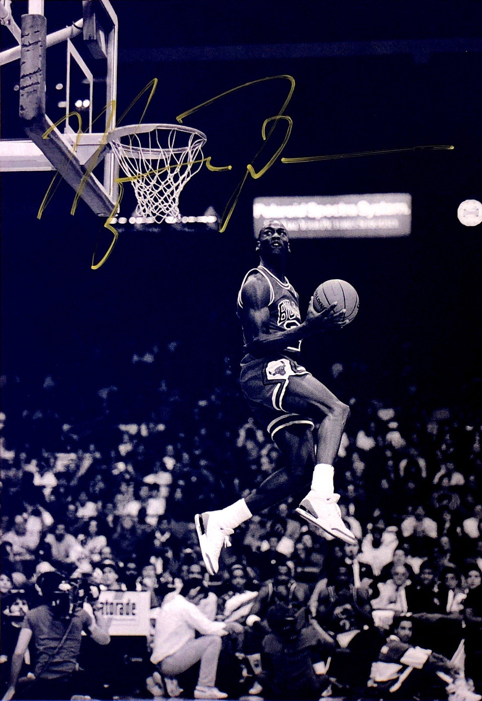Michael JordanAutograph Signed Photo: Category: Autograph Photo CollectiblesSize: Width 8 inches x Height 10 inchesAutograph Includes: Michael JordanItem is in great condition with no damage, unframedIf image of documentation is attached
