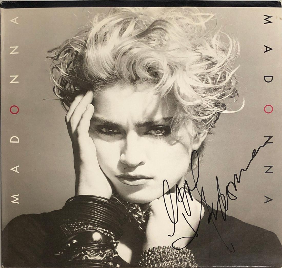 セール中…マドンナ直筆サイン入り2Lサイズ写真…Madonna マドンナ Madonna 直筆サイン入り オートグラフ フォトパネル