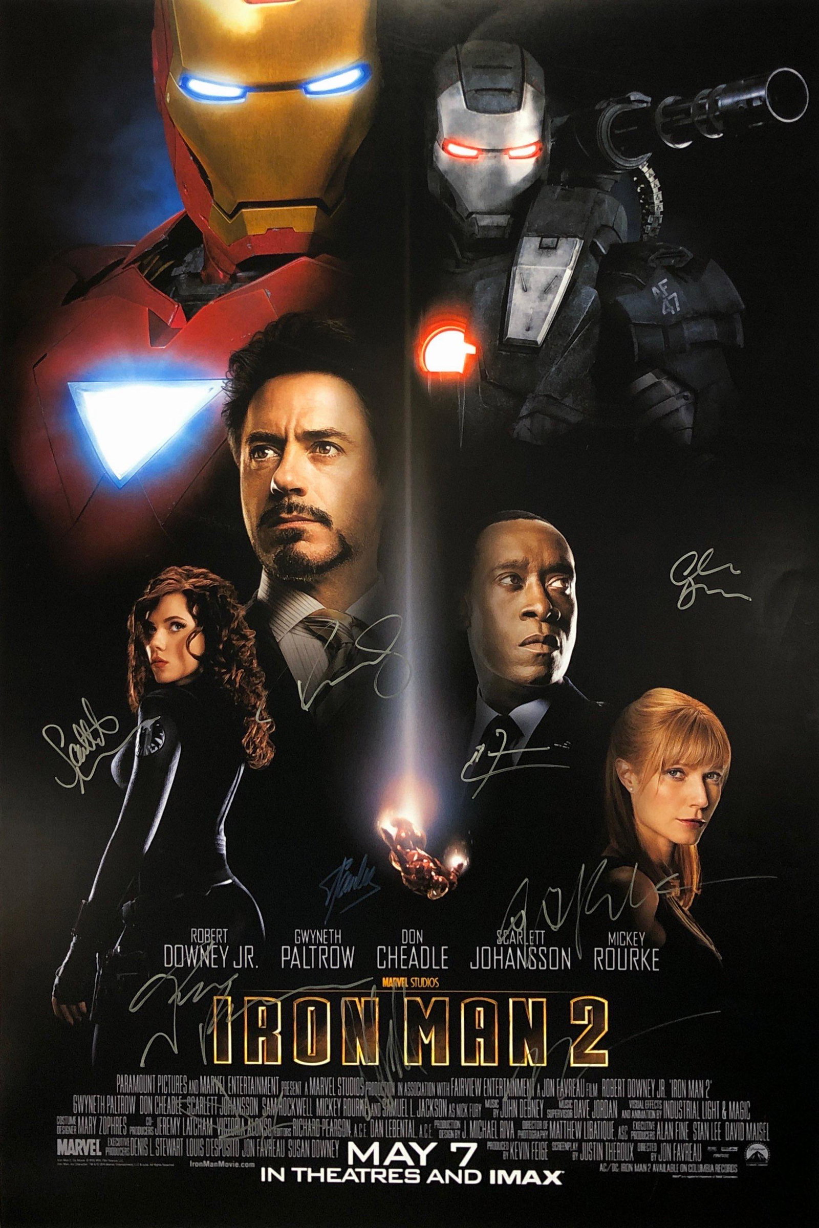 Iron Man 2 Poster Robert Downey Jr. Autographed Signed: Category: Autograph Photo CollectiblesItem is in great condition with no damage, unframed If image of documentation is not attached in the listing, the lot is sold without documents. Please review our