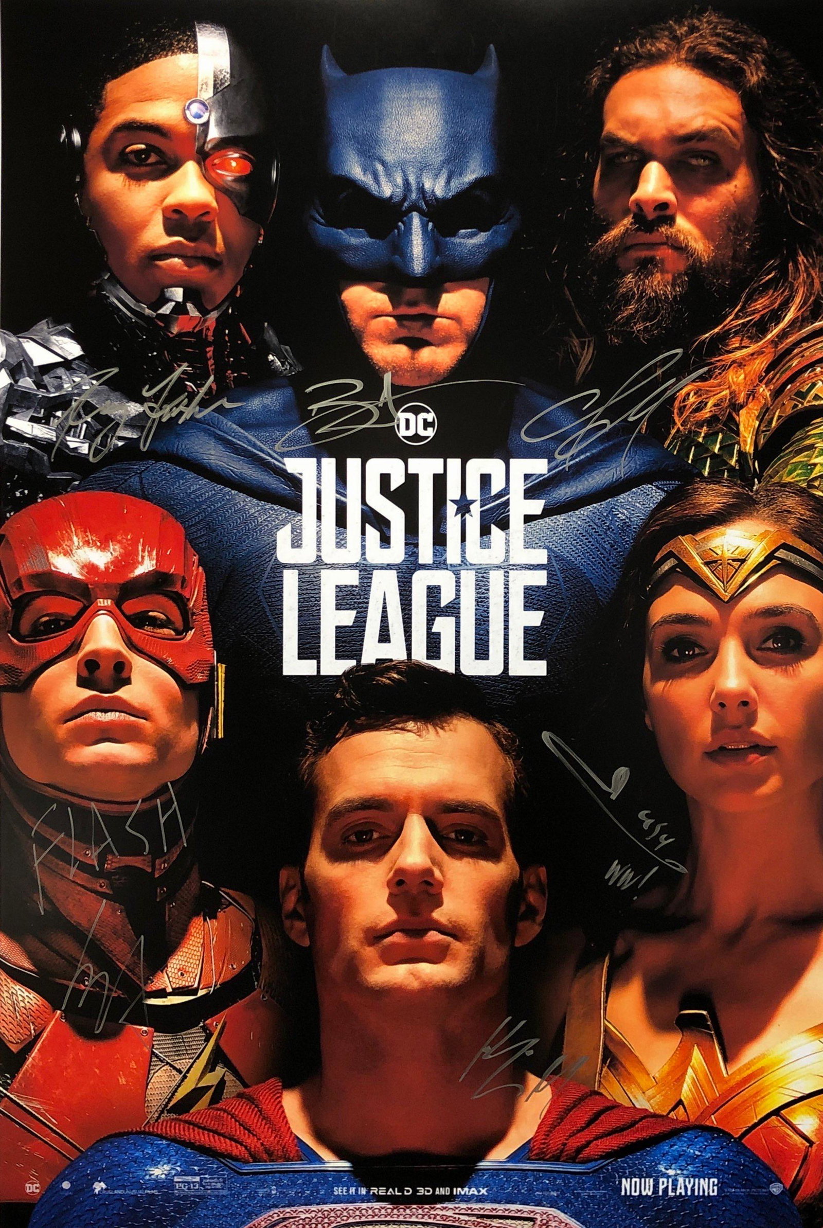 Justice League Poster Ben Affleck Gal Gadot Jason Momoa: Category: Autograph Photo CollectiblesItem is in great condition with no damage, unframed If image of documentation is not attached in the listing, the lot is sold without documents. Please review our