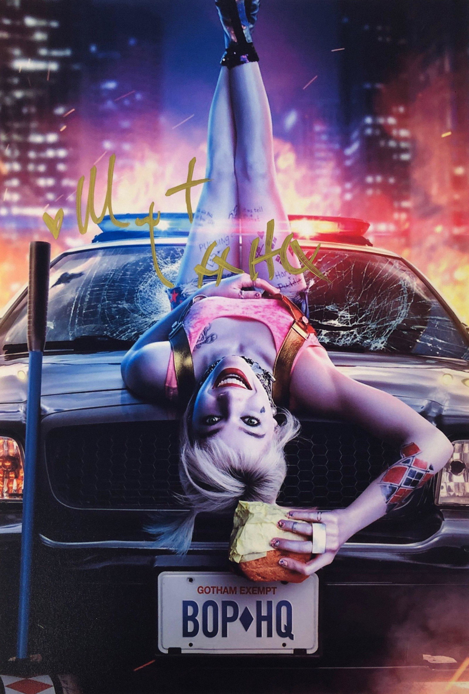 Birds of Prey Photo Margot Robbie Autographed Signed: Category: Autograph Photo CollectiblesItem is in great condition with no damage, unframed If image of documentation is not attached in the listing, the lot is sold without documents. Please review our