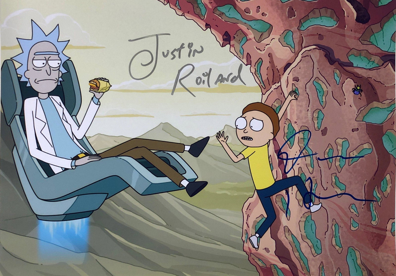 Rick n Morty Harry Dan Harmon Justin Roiland Photo: Category: Autograph Photo CollectiblesItem is in great condition with no damage, unframed If image of documentation is not attached in the listing, the lot is sold without documents. Please review our