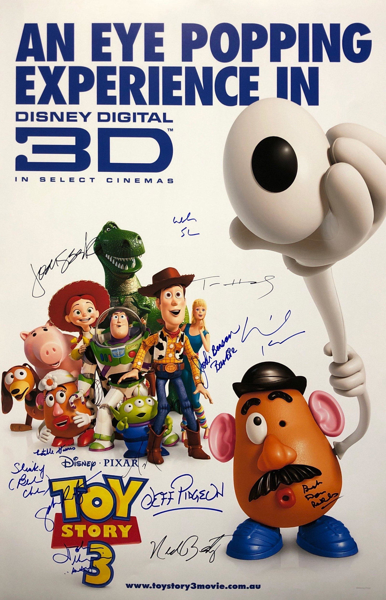 Toy Story 3 Poster Tom Hanks Tim Allen Autographed: Category: Autograph Photo CollectiblesItem is in great condition with no damage, unframed If image of documentation is not attached in the listing, the lot is sold without documents. Please review our