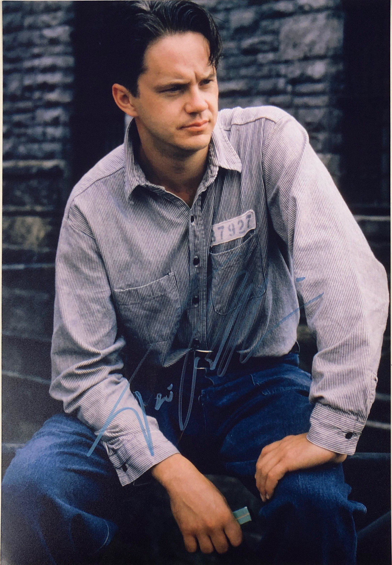 Shawshank Redemption Tim Robbins Autographed Photo: Category: Autograph Photo CollectiblesItem is in great condition with no damage, unframed If image of documentation is not attached in the listing, the lot is sold without documents. Please review our