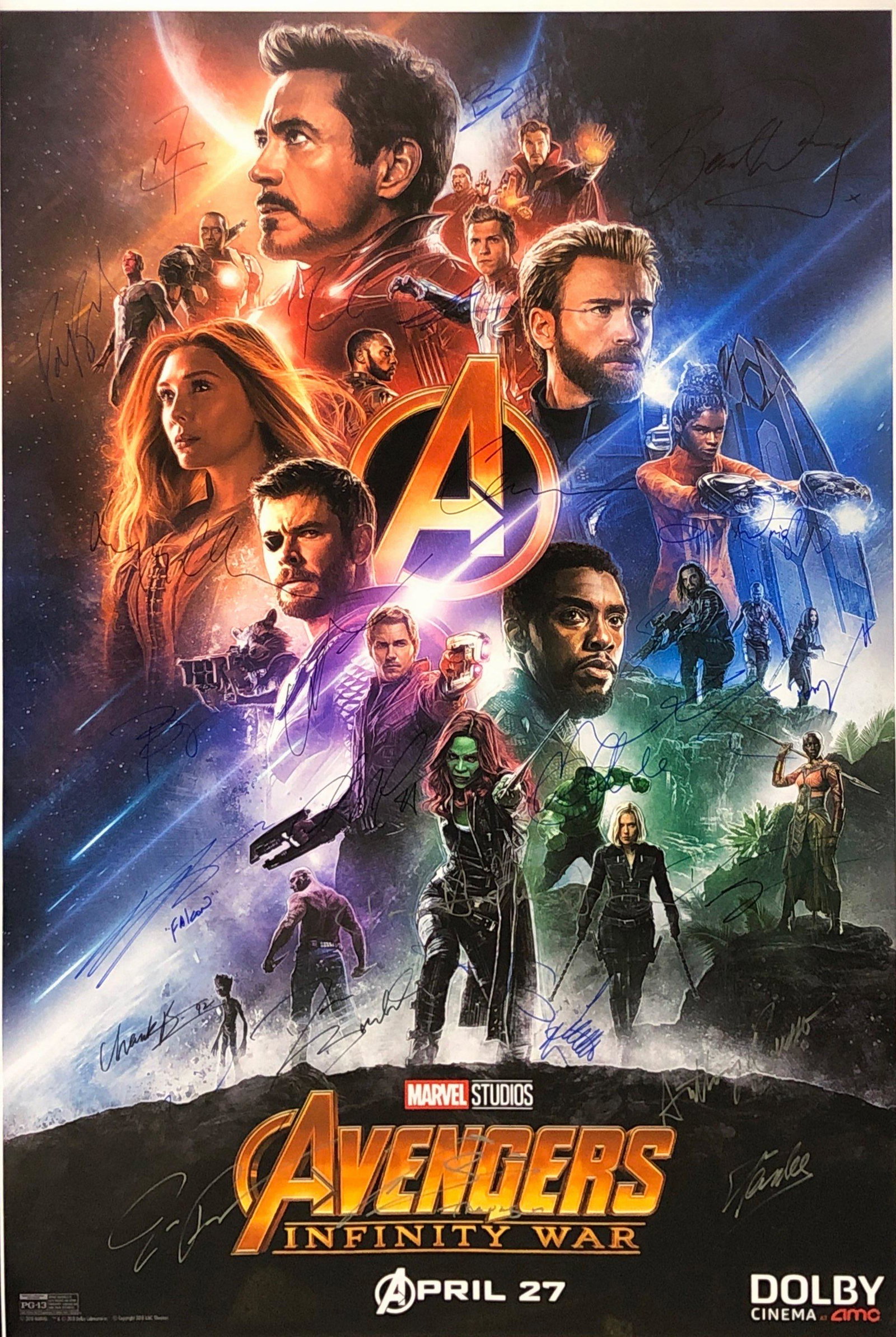 Signed Avengers Infinity Wars Stan Lee Poster: Category: Autograph CollectiblesItem is in great condition with no damage, unframed If image of documentation is not attached in the listing, the lot is sold without documents. Please review our Terms