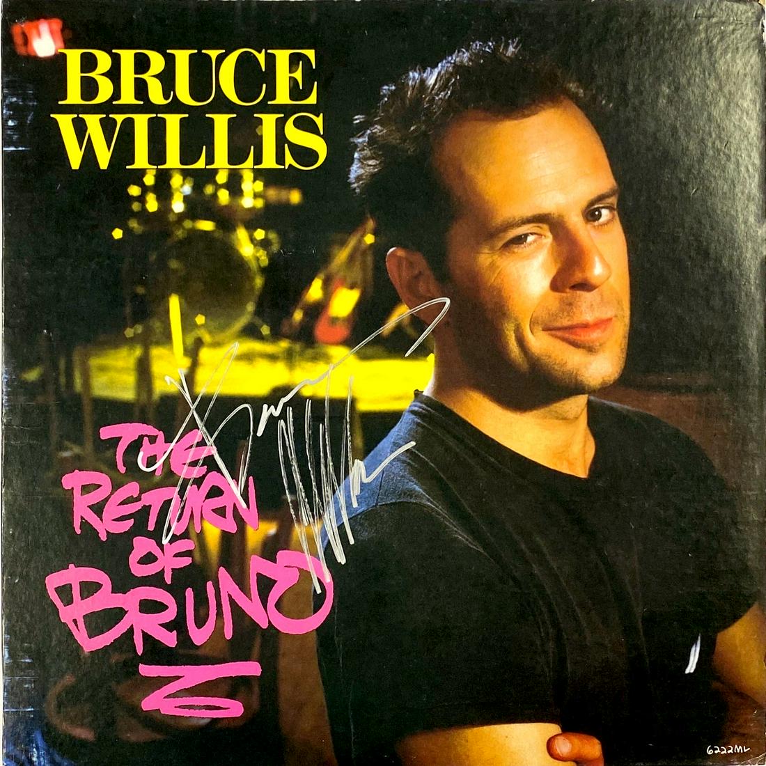 Signed Bruce Willis Return of Bruno Vinyl: Category: Autograph CollectiblesItem is in great condition with no damage, unframed If image of documentation is not attached in the listing, the lot is sold without documents. Please review our Terms