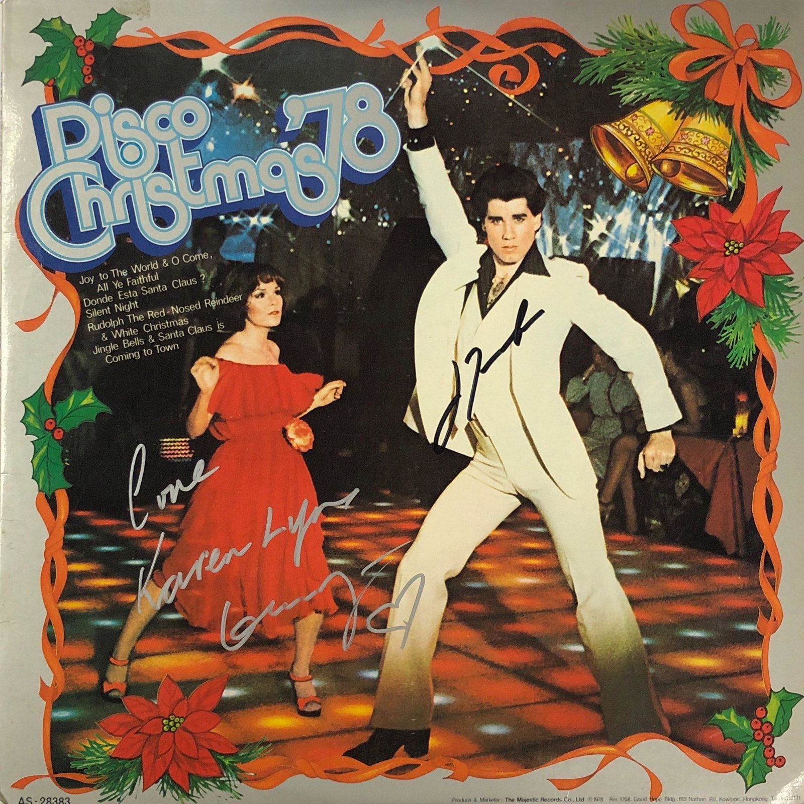 Signed Saturday Night Fever LD: Category: Autograph CollectiblesItem is in great condition with no damage, unframed If image of documentation is not attached in the listing, the lot is sold without documents. Please review our Terms