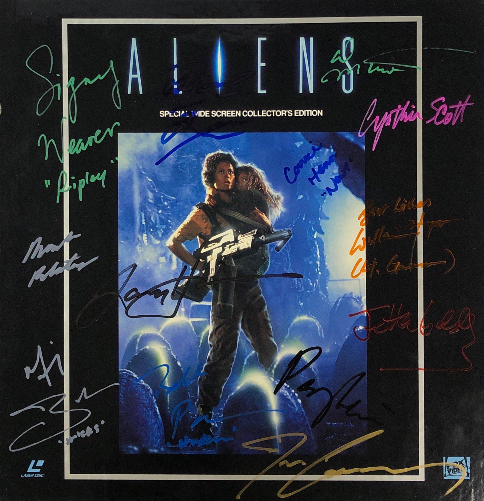 Signed Aliens 2 Sigourney Weaver LD: Category: Autograph CollectiblesItem is in great condition with no damage, unframed If image of documentation is not attached in the listing, the lot is sold without documents. Please review our Terms