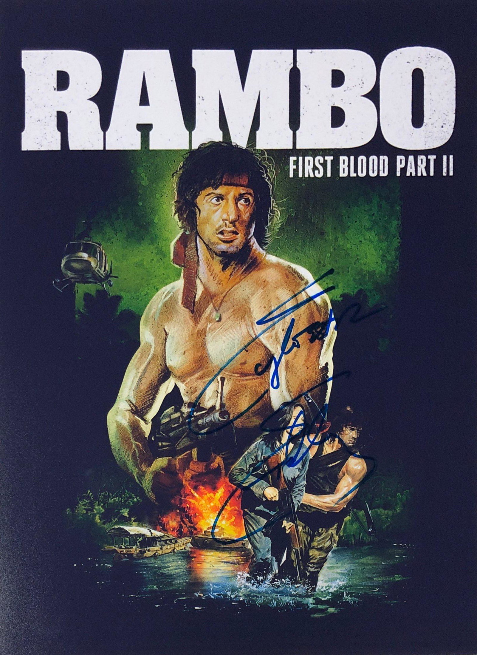 Rambo Sylvester Stallone Autographed Signed Photo: Autographed by:Sylvester StalloneSize: 8" x 10"Category: Autograph CollectiblesItem is in great condition with no damage, unframed If image of documentation is not attached in the listing, the lot is 