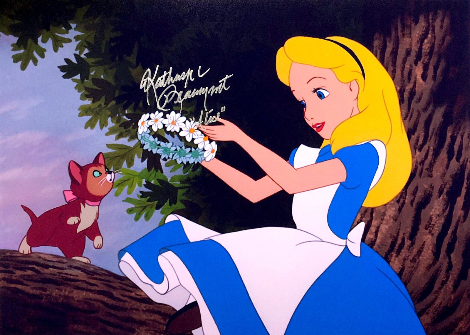 Alice in the Wonderland Kathryn Beaumont Signed Photo: Autographed by:Kathryn BeaumontSize: 8" x 10"Authentication Code: PC25119Item is in great condition with no damage, unframed If image of documentation is not attached in the listing, the lot is sold w