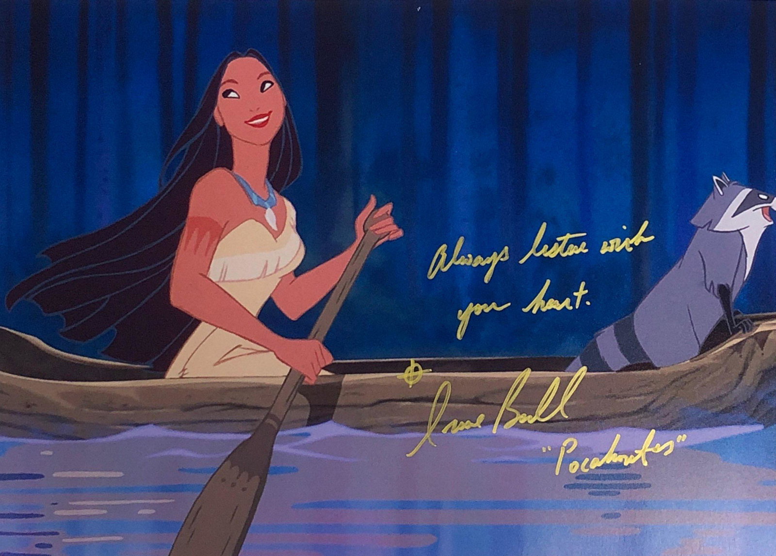 Pocahontas Irene Bedard Signed Photo: Autographed by:Irene BedardSize: 8" x 10"Authentication Code: PC38337Item is in great condition with no damage, unframed If image of documentation is not attached in the listing, the lot is sold witho