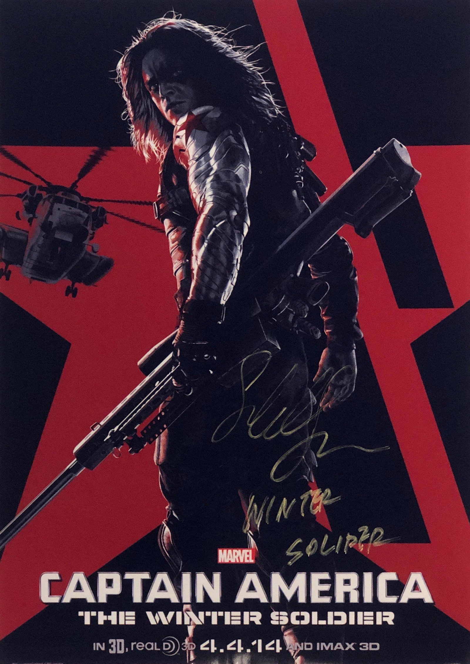 Winter Soldier Sebastian Stan Signed Photo: Autographed by:Sebastian StanSize: 8" x 10"Authentication Code: PC25078Item is in great condition with no damage, unframed If image of documentation is not attached in the listing, the lot is sold wit