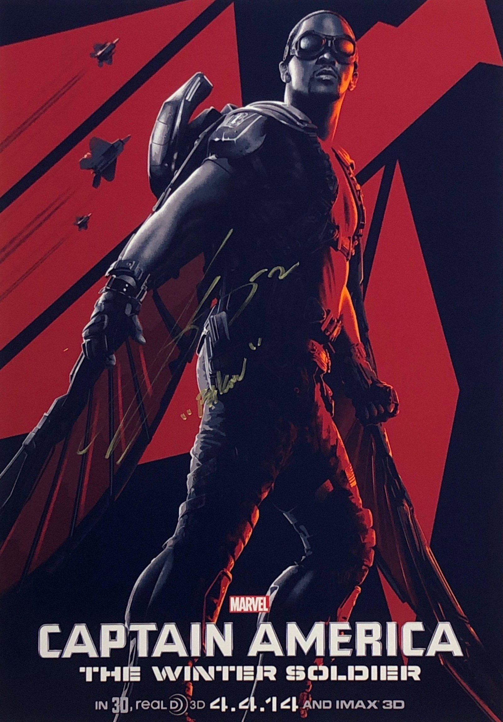 Winter Soldier Anthony Mackie Signed Photo: Autographed by:Anthony MackieSize: 8" x 10"Authentication Code: PC25080Item is in great condition with no damage, unframed If image of documentation is not attached in the listing, the lot is sold wit