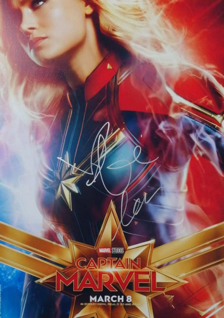 Captain Marvel Brie Larson Signed Photo: Autographed by:Brie LarsonSize: 8" x 10"Authentication Code: PC25087Item is in great condition with no damage, unframed If image of documentation is not attached in the listing, the lot is sold withou