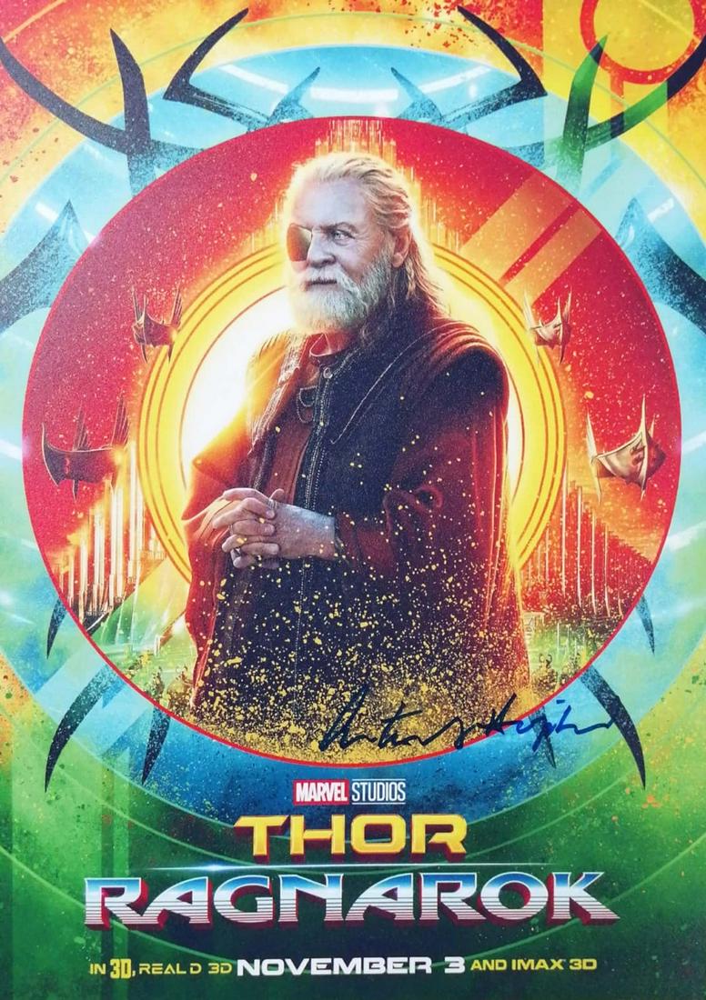 Thor 3 Anthony Hopkins Signed Photo: Autographed by:Anthony HopkinsSize: 8" x 10"Authentication Code: PC25154Item is in great condition with no damage, unframed If image of documentation is not attached in the listing, the lot is sold wi