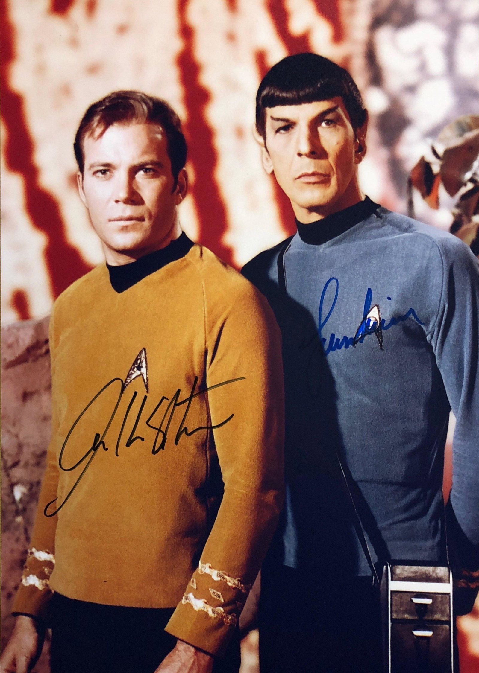 Star Trek Leonard Nimoy Signed Photo: Autographed by:William Shatuer, Leonard NimoySize: 8" x 10"Authentication Code: PC38070Item is in great condition with no damage, unframed If image of documentation is not attached in the listing, the