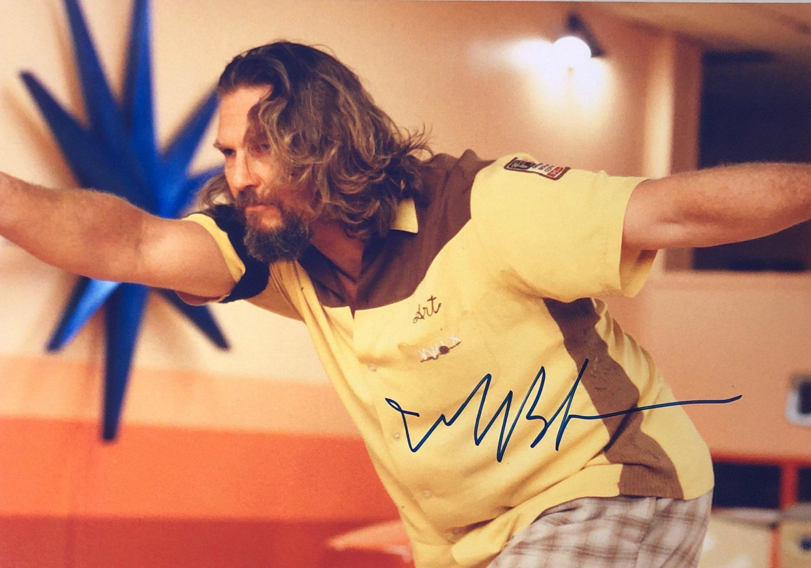 Big Lebowski Jeff Bridges Signed Photo: Autographed by:Jeff BridgesSize: 8" x 10"Authentication Code: PC25391Item is in great condition with no damage, unframed If image of documentation is not attached in the listing, the lot is sold witho