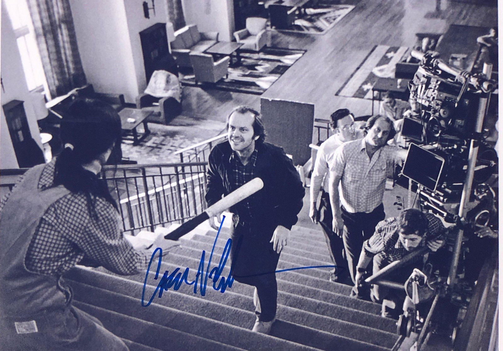 Shining Jack Nicholson Signed Photo: Autographed by:Jack NicholsonSize: 8" x 10"Authentication Code: PC25421Item is in great condition with no damage, unframed If image of documentation is not attached in the listing, the lot is sold wit