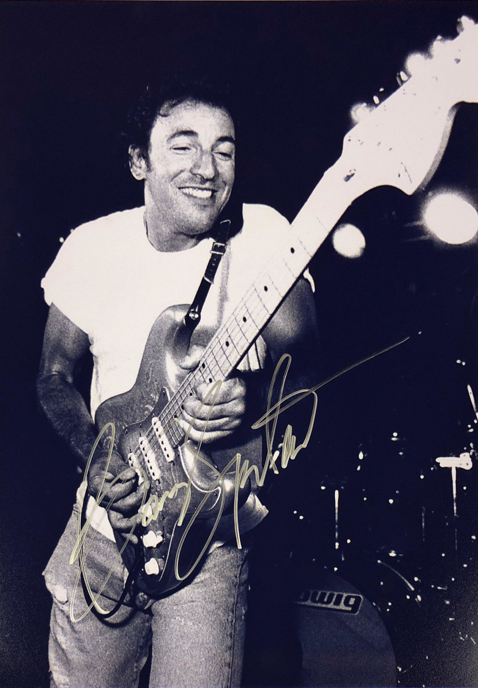 Bruce Springsteen Signed Photo: Autographed by:Bruce SpringsteenAuthentication Code: PC26255Item is in great condition with no damage, unframed If image of documentation is not attached in the listing, the lot is sold without docume