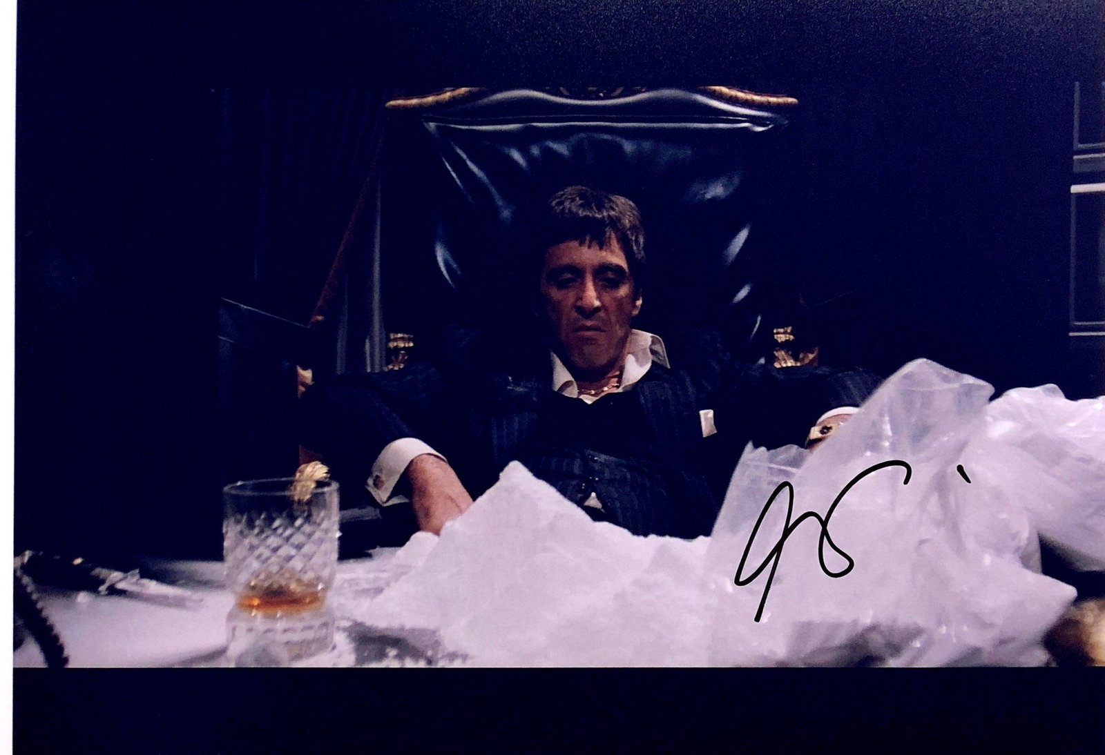 Al Pacino Autograph Signed Scarface Photo: Category: Autograph Photo CollectiblesSize: Width 8 inches x Height 10 inchesAutograph Includes: Al PacinoItem is in great condition with no damage, unframedIf image of documentation is not attached i