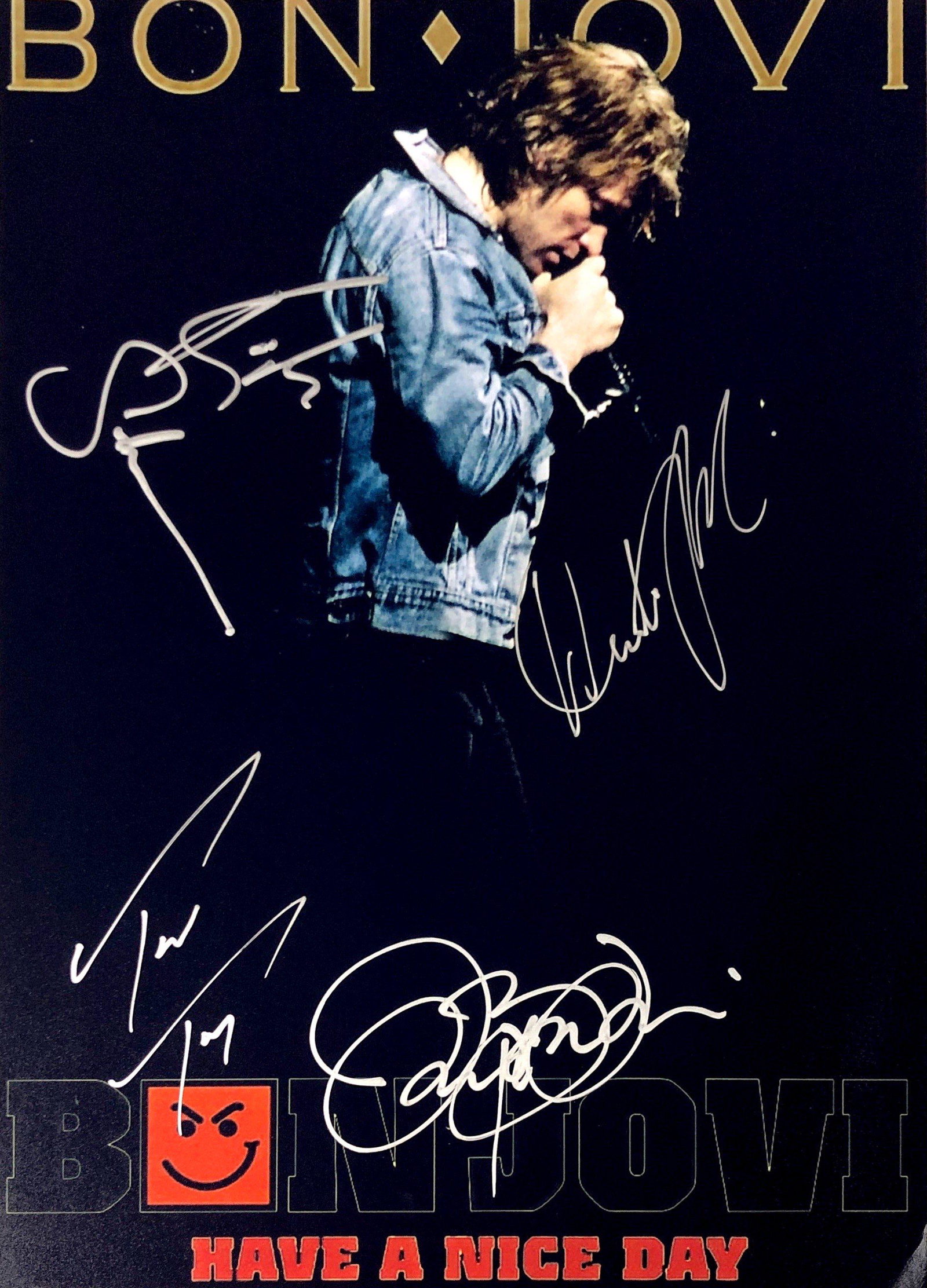 Richie Sambora Autograph Signed Bon Jovi Photo: Category: Autograph Photo CollectiblesSize: Width 8 inches x Height 10 inchesAutograph Includes: Richie Sambora, Jon Bon Jovi, David Bryan, Tico TorresItem is in great condition with no damage, unfram