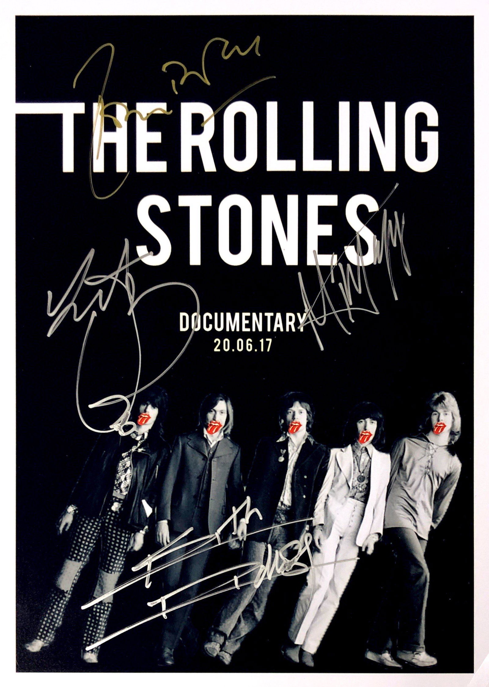 Mick Jagger Autograph Signed Rolling Stone Photo: Category: Autograph Photo CollectiblesSize: Width 8 inches x Height 10 inchesAutograph Includes: Mick Jagger, Charlie Watts, Keith Richards, Ronnie WoodItem is in great condition with no damage, unfra