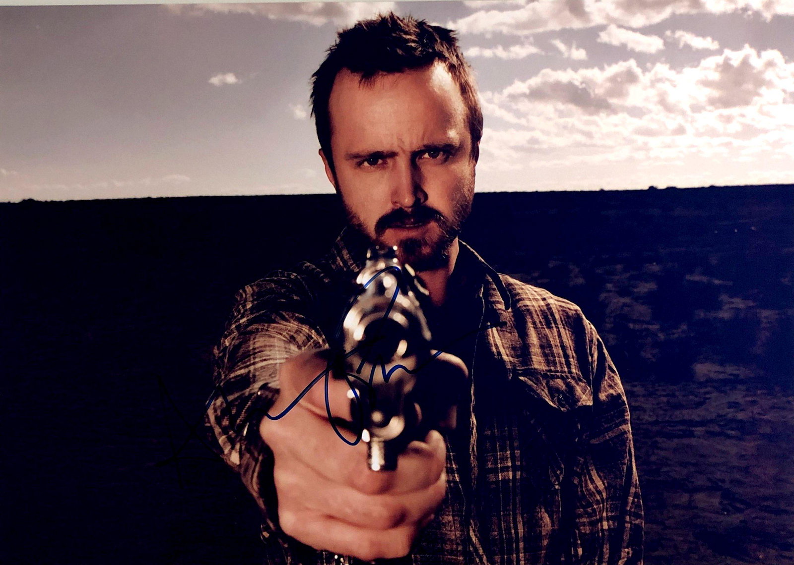 Aaaron Paul Autograph Signed Breaking Bad Photo: Category: Autograph Photo CollectiblesSize: Width 8 inches x Height 10 inchesAutograph Includes: Aaron PaulItem is in great condition with no damage, unframedIf image of documentation is not attached 