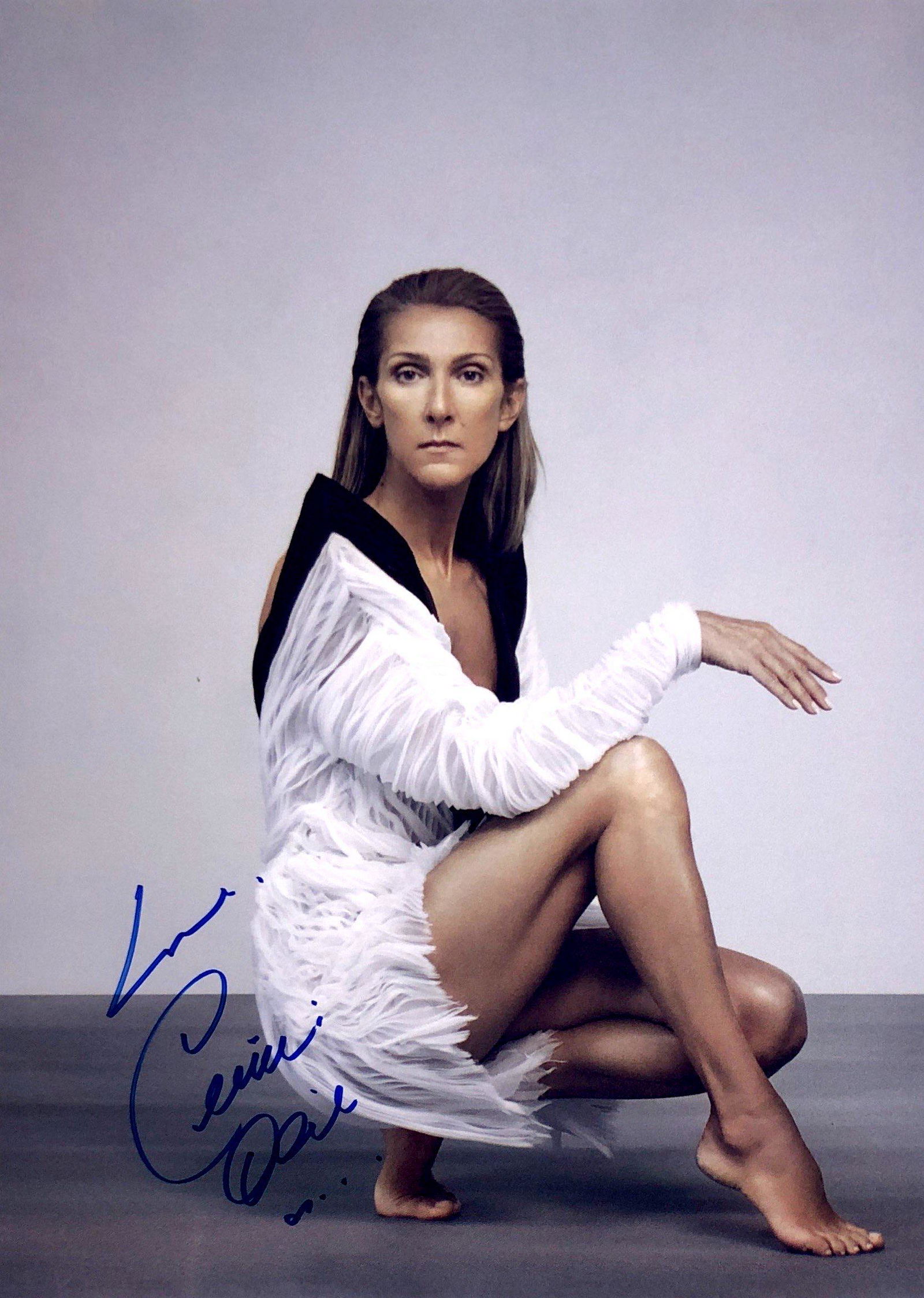 Celine Dion Autograph Signed Photo: Category: Autograph Photo CollectiblesSize: Width 8 inches x Height 11 inchesAutograph Includes: Celine DionItem is in great condition with no damage, unframedIf image of documentation is attached in