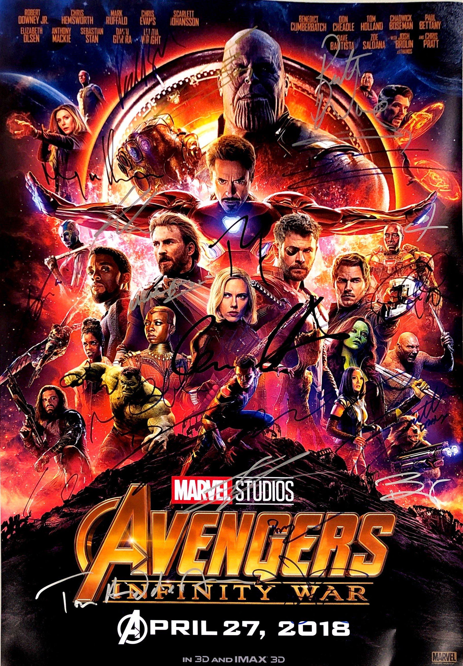 Tom Holland Scarlet Johansson Autograph Signed Avengers: Category: Autograph CollectiblesSize: Width 16 inches x Height 23 inchesAutograph Includes: Tom Hiddleston, Sebastian Stan, Mark Ruffalo, Tom Holland, Scarlet Johansson, Danai Gurira, Letita Wright, C