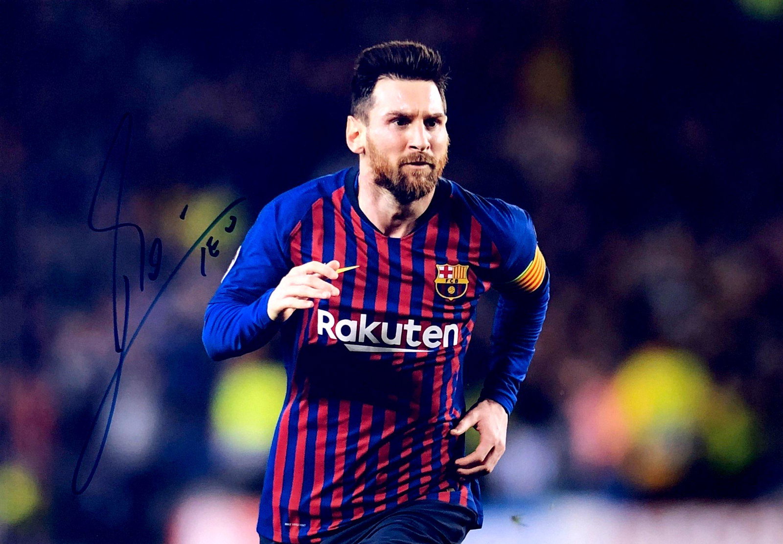 Lionel Messi Autograph Signed Photo: Category: Autograph Photo CollectiblesSize: Width 8 inches x Height 10 inchesAutograph Includes: Lionel MessiItem is in great condition with no damage, unframedIf image of documentation is attached in