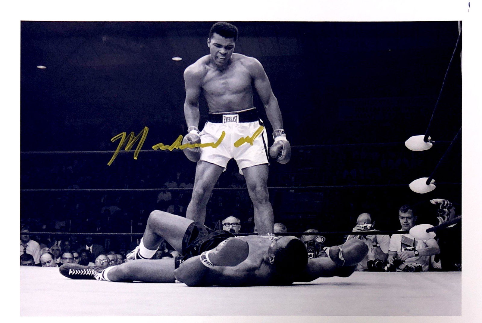 Muhammad Ali Autograph Signed Photo: Category: Autograph Photo CollectiblesSize: Width 8 inches x Height 5 inchesAutograph Includes: Muhammad AliItem is in great condition with no damage, unframedIf image of documentation is attached in 