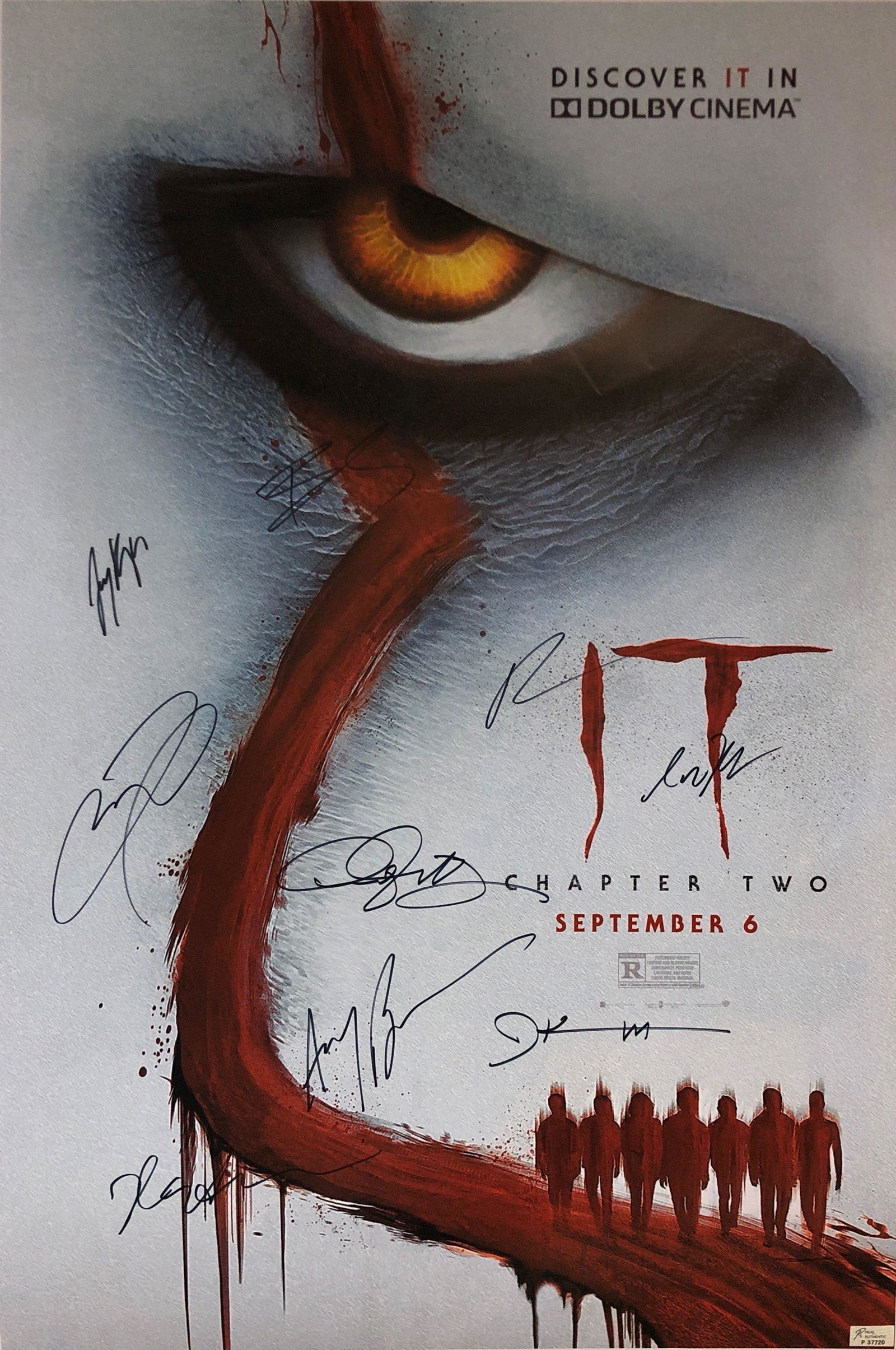 Andy Muschietti Autograph Signed IT 2 Bill Skarsgard: Category: Autograph CollectiblesSize: Width 24 inches x Height 36 inchesAutograph Includes: Andy Muschietti, Jessica Chastain, James McAvoy, Bill Hader, Isaiah Mustafa, Jay Ryan, James Ransone, Bill S