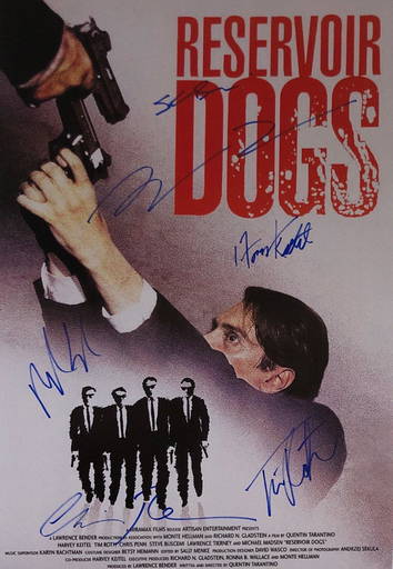 Tim Roth Autograph Signed Reservoir Dogs Poster
