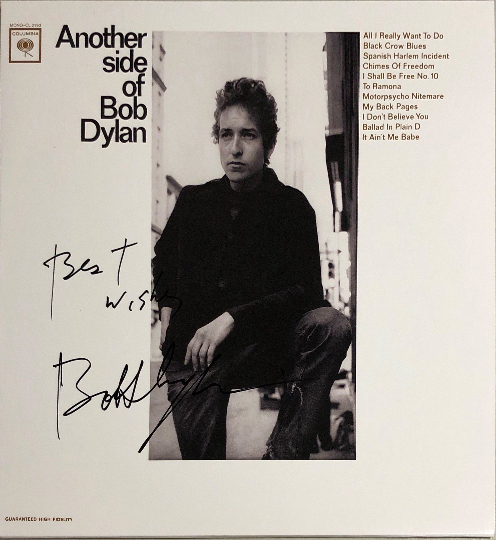 Bob Dylan Autograph Signed Another Side of Bob Dylan: Category: Autograph CollectiblesAutograph Includes: Bob DylanItem is in great condition with no damage, unframedIf image of documentation is attached in the listing, the lot is sold with documents. Pl