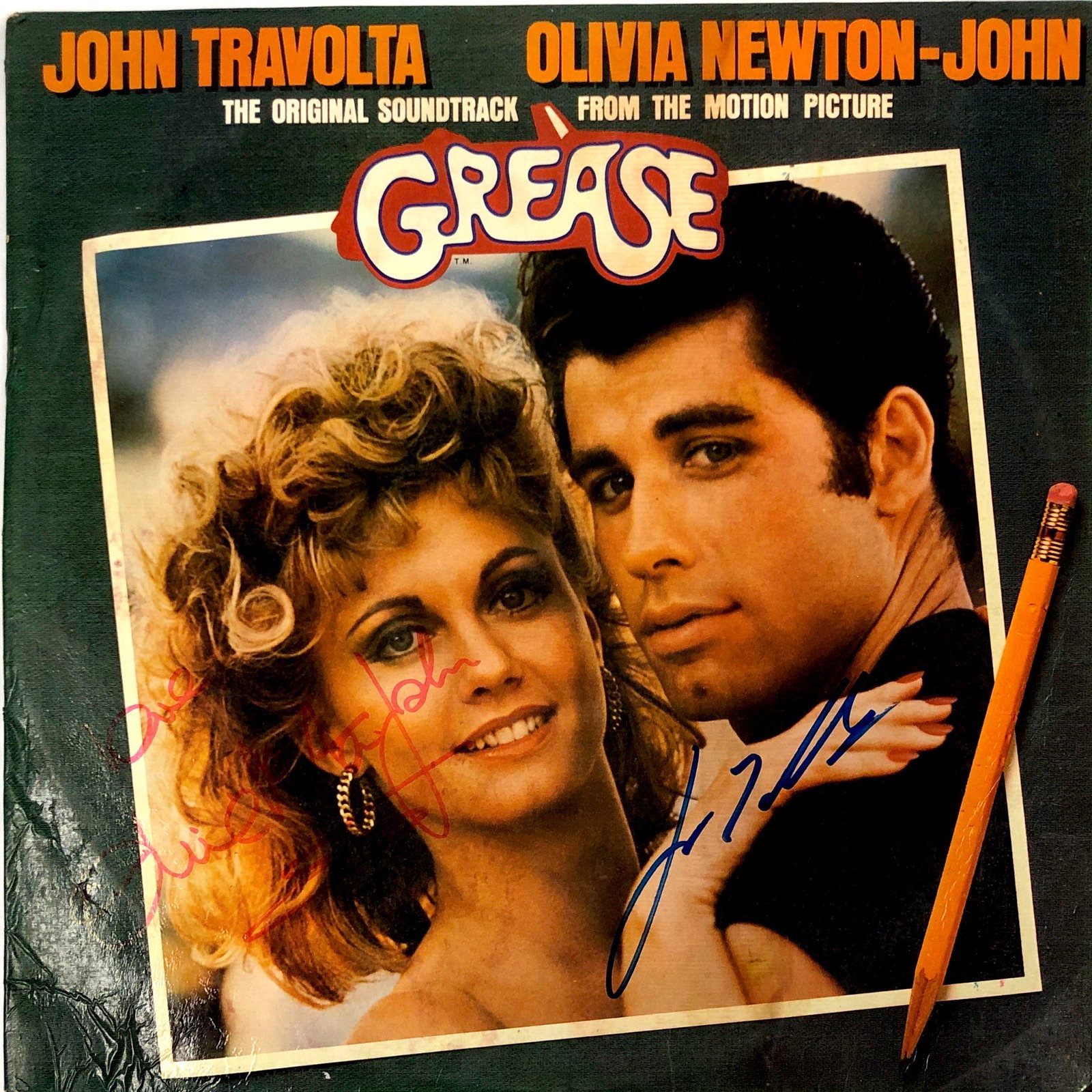 John Travolta Autograph Signed Grease Vinyl: Category: Autograph Photo CollectiblesAutograph Includes: John Travolta, Olivia Newton-JohnItem is in great condition with no damage, unframedIf image of documentation is attached in the listing, the