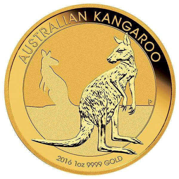 1oz gold $100 Australian kangaroo coin (1 of 3)