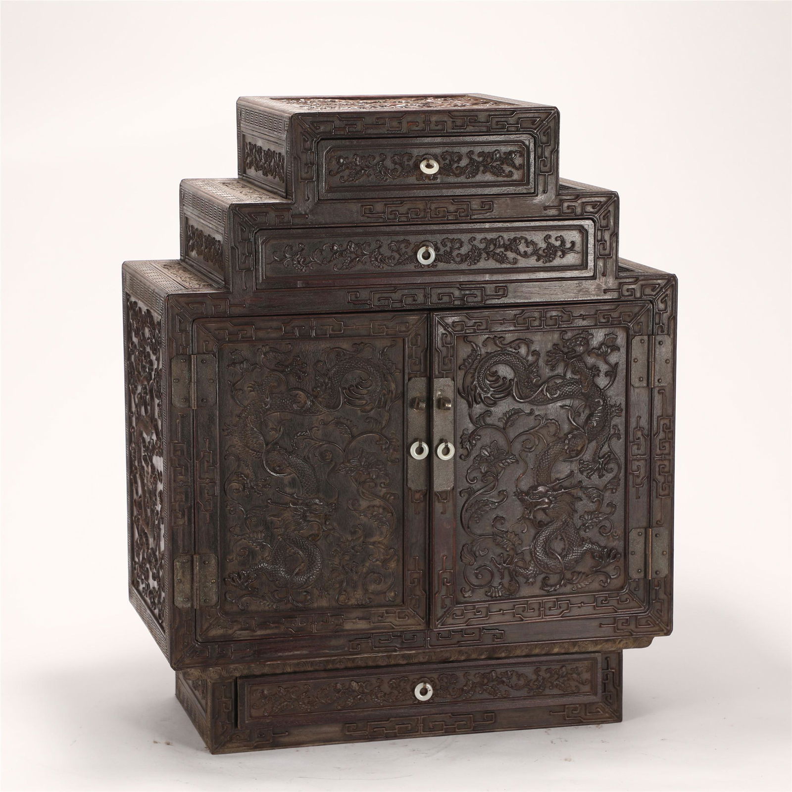A CHINESE WOODEN CABINET (1 of 11)
