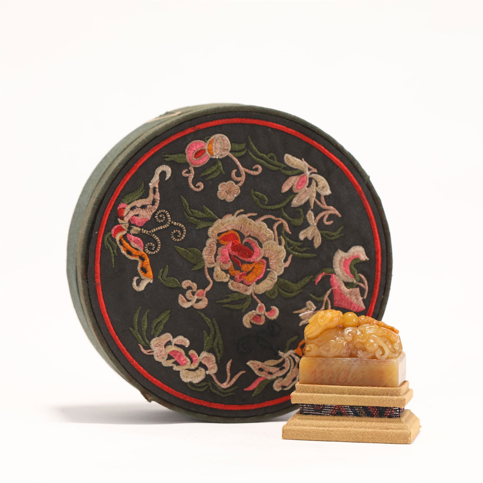 A CHINESE SOAPSTONE SEAL (1 of 9)