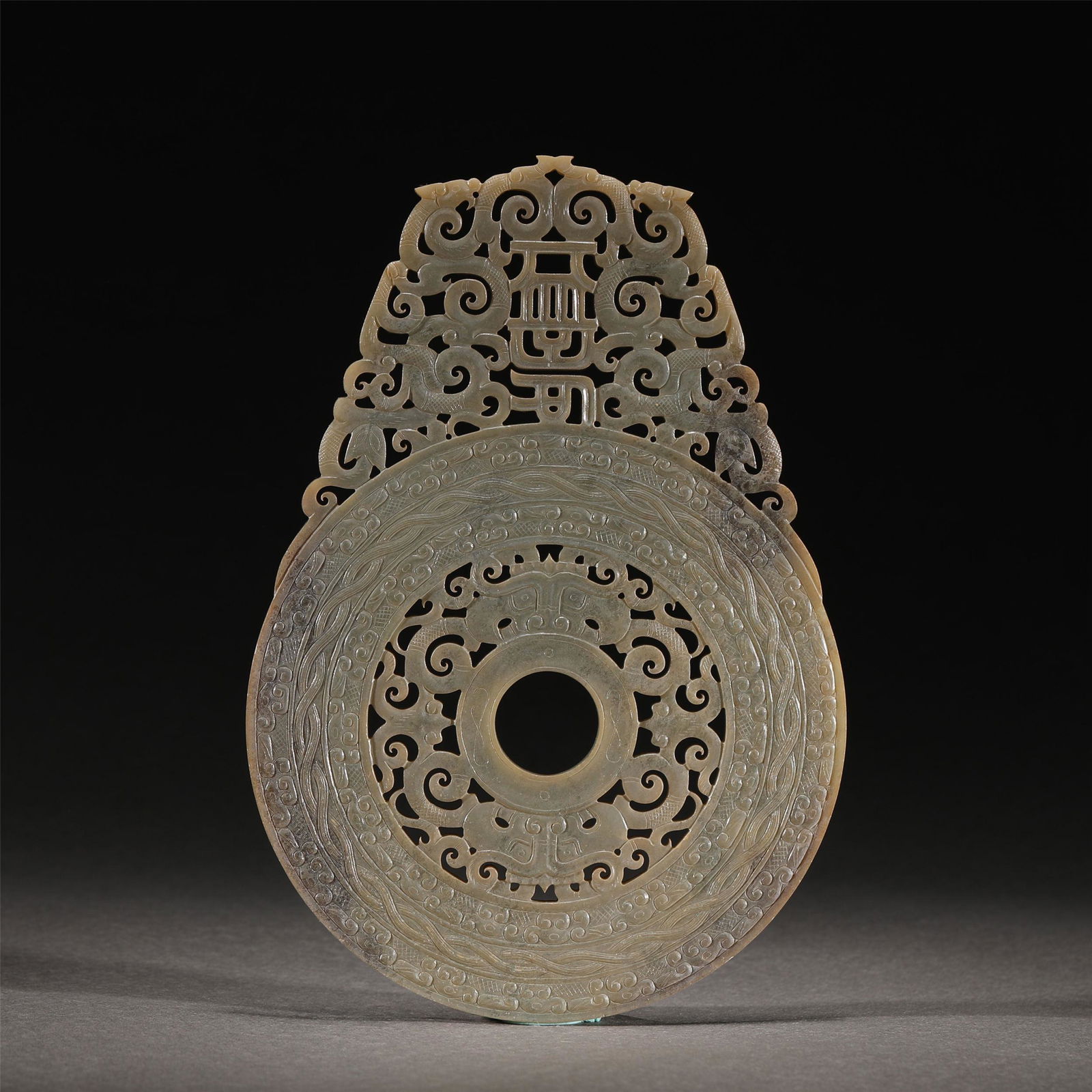 A CHINESE JADE ORNAMENTS (1 of 9)