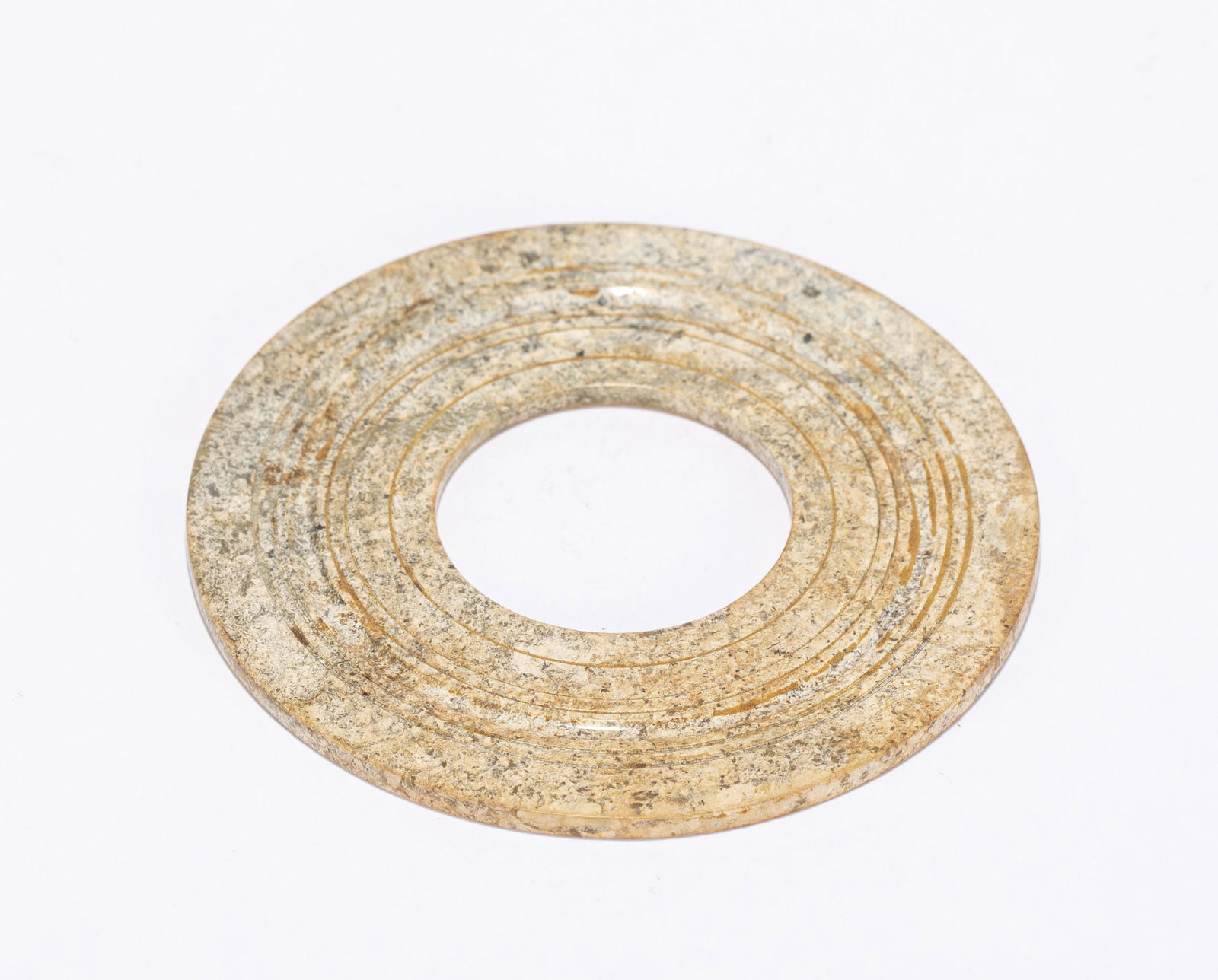 A CHINESE JADE BI ORNAMENTS (1 of 6)