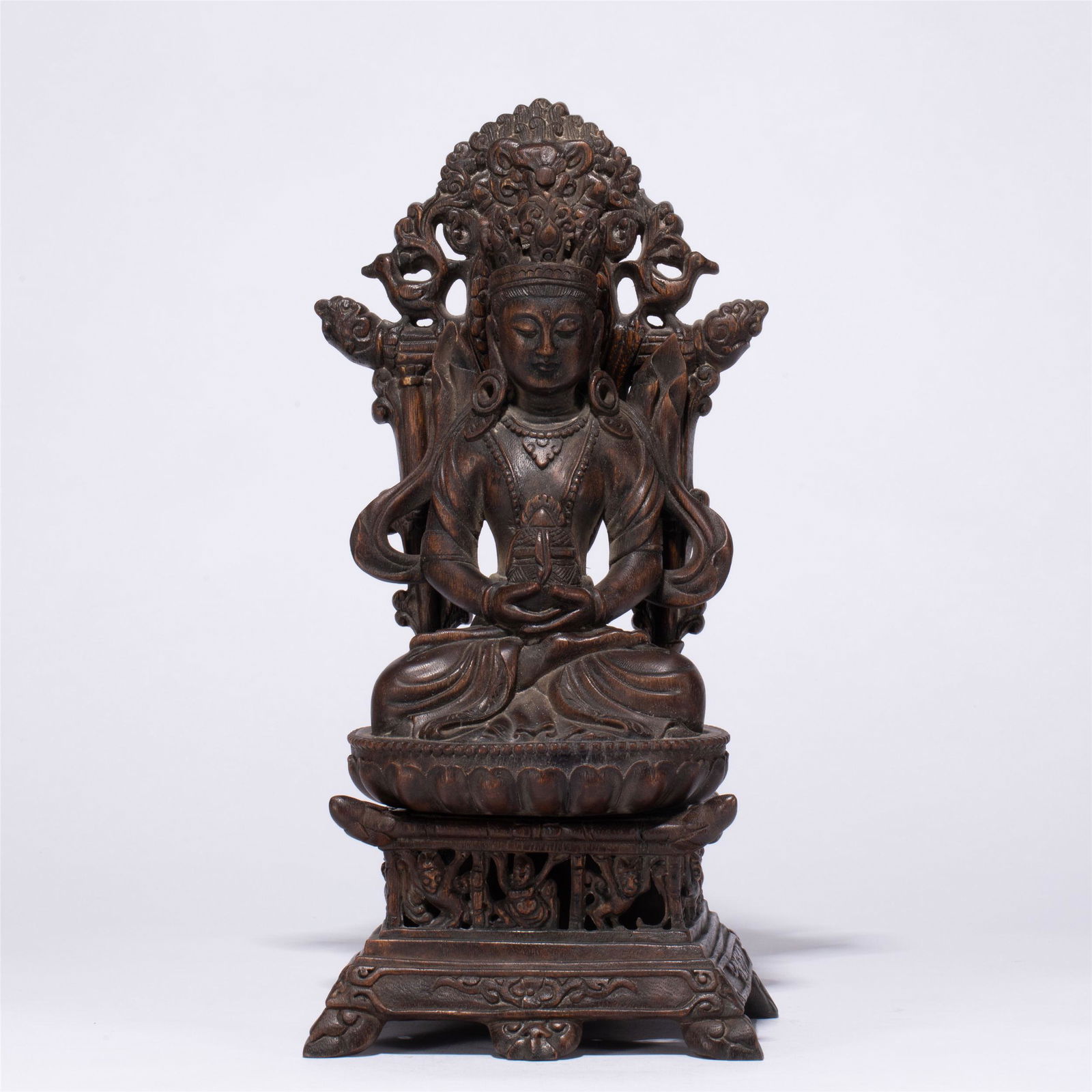 A CHINESE CHENXIANG GUANYIN BUDDHA ORNAMENTS (1 of 12)
