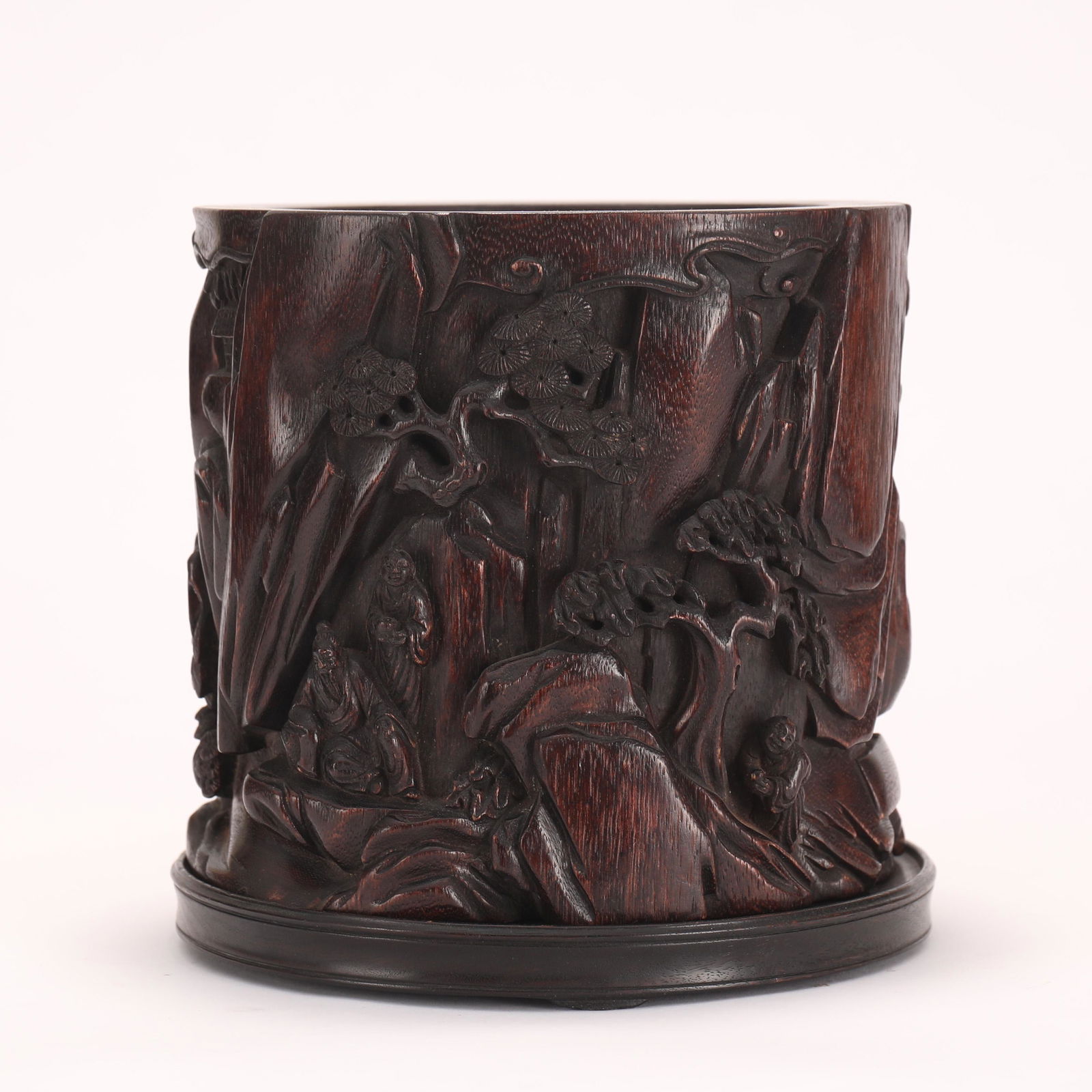 A CHINESE CHENXIANG BRUSH POT (1 of 10)