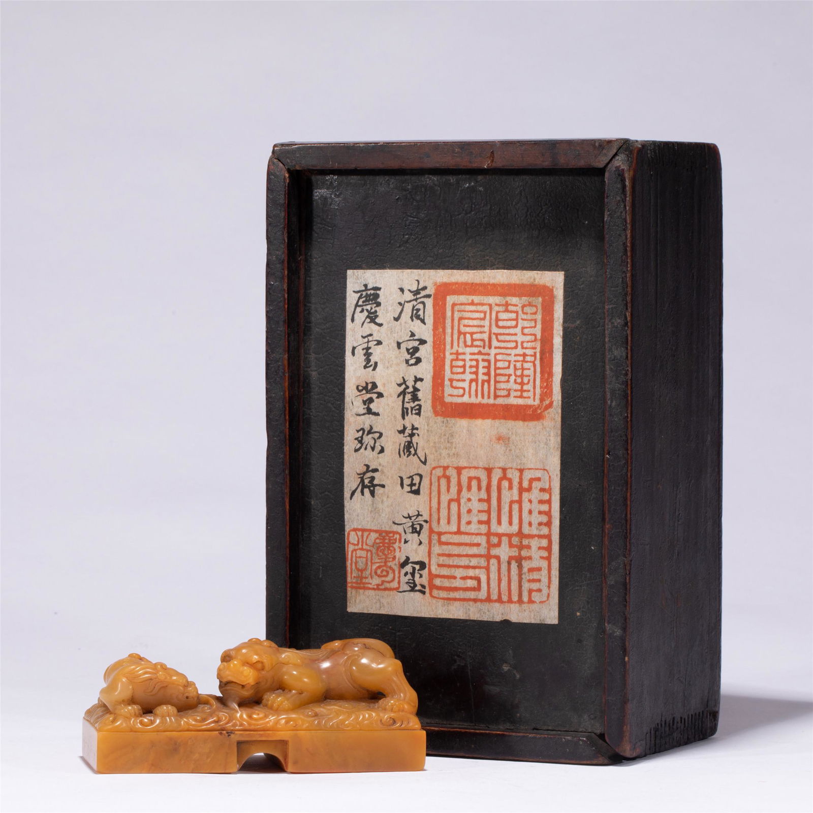 A CHINESE SOAPSTONE SEAL (1 of 9)