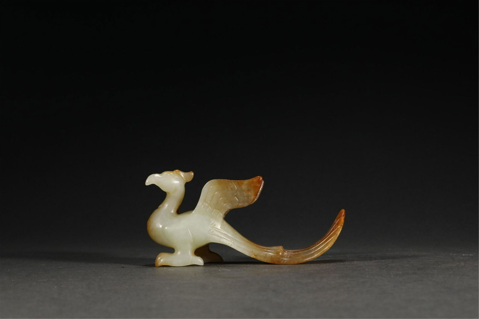 A CHINESE JADE BIRD ORNAMENTS (1 of 6)
