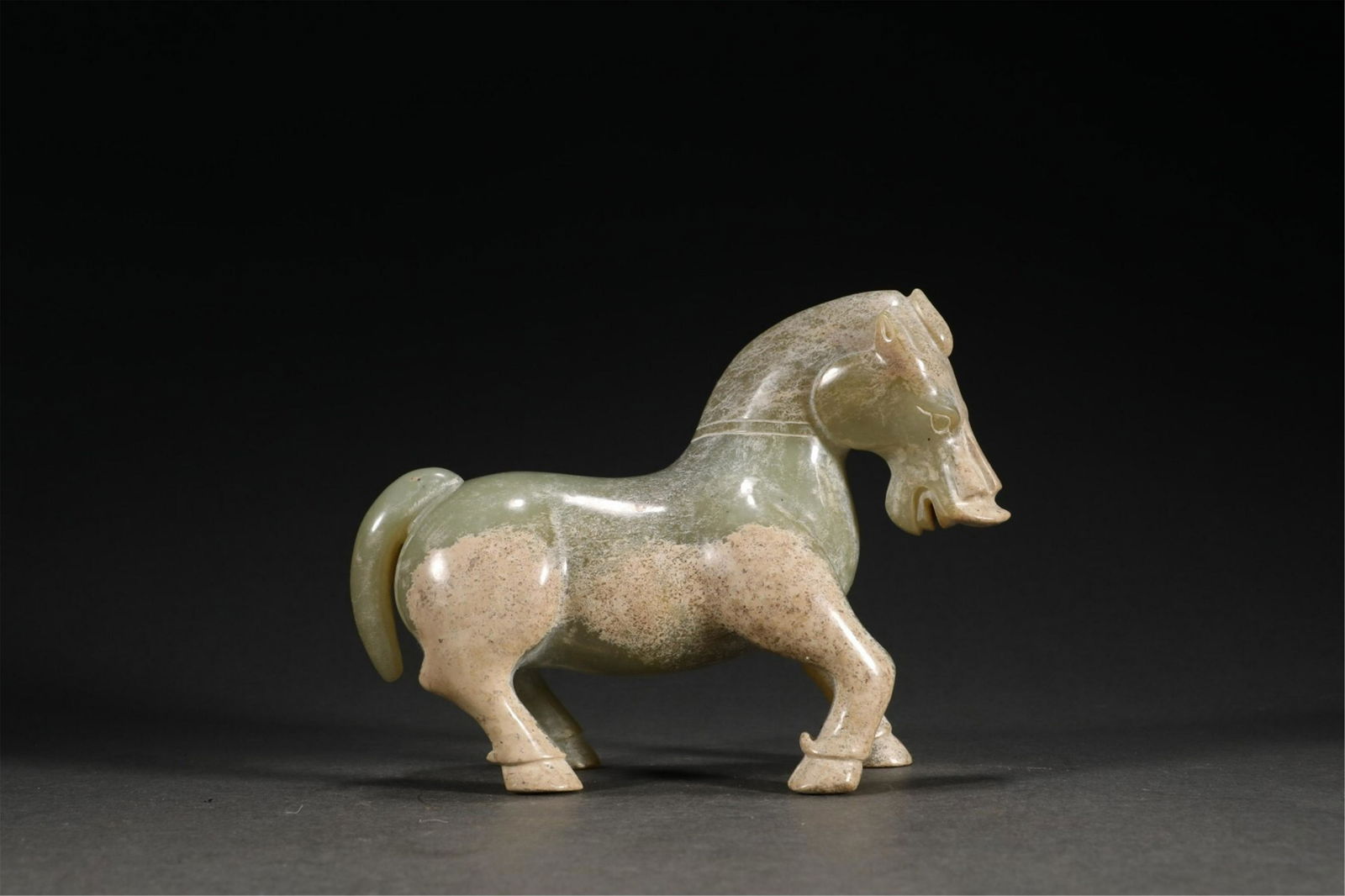 A CHINESE JADE HORSE ORNAMENTS (1 of 9)