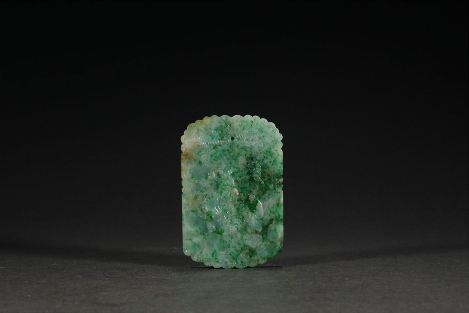 A CHINESE JADEITE PLAQUE (1 of 9)